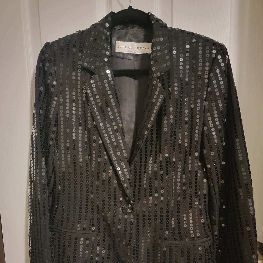 Lillie Rubin Sequins Blazer